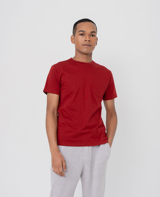 Men Supima Cotton Supima Crew Neck Pocket Tee GMJTP00036G177